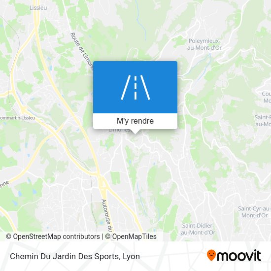Chemin Du Jardin Des Sports plan