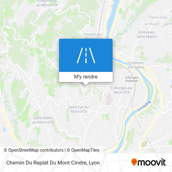 Chemin Du Replat Du Mont Cindre plan