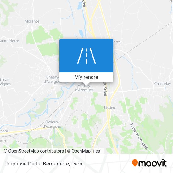 Impasse De La Bergamote plan