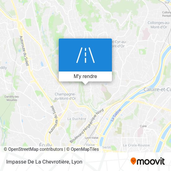 Impasse De La Chevrotière plan