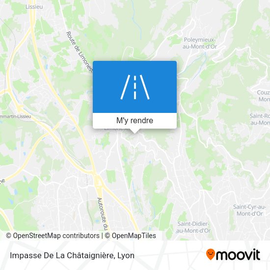 Impasse De La Châtaignière plan