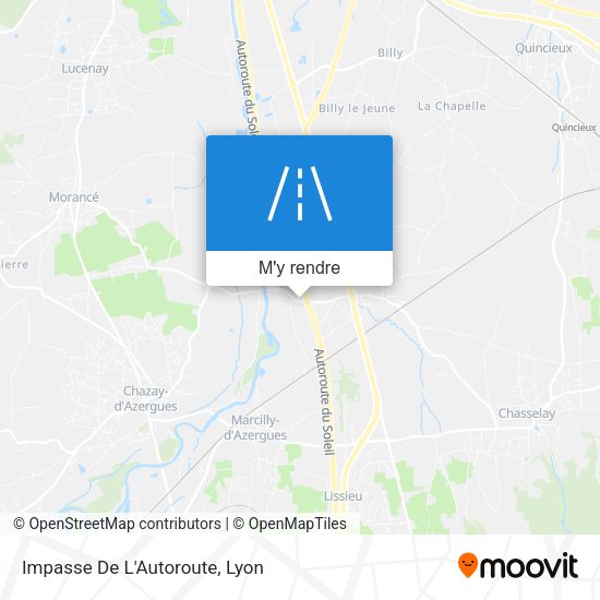 Impasse De L'Autoroute plan