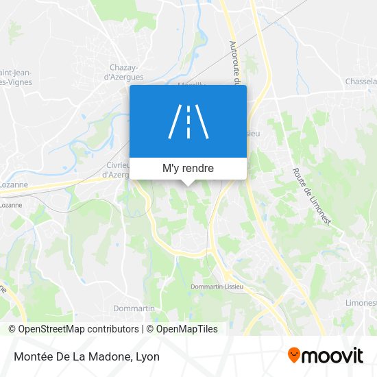 Montée De La Madone plan