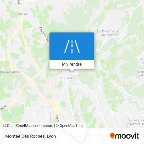 Montée Des Roches plan