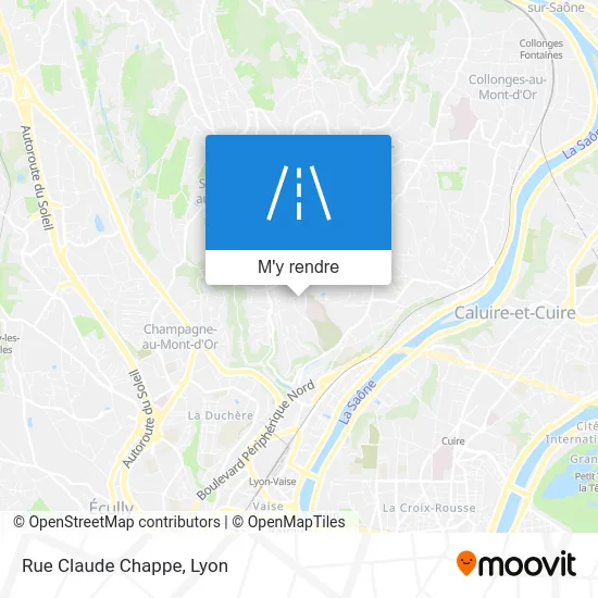 Rue Claude Chappe plan