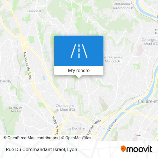 Rue Du Commandant Israël plan