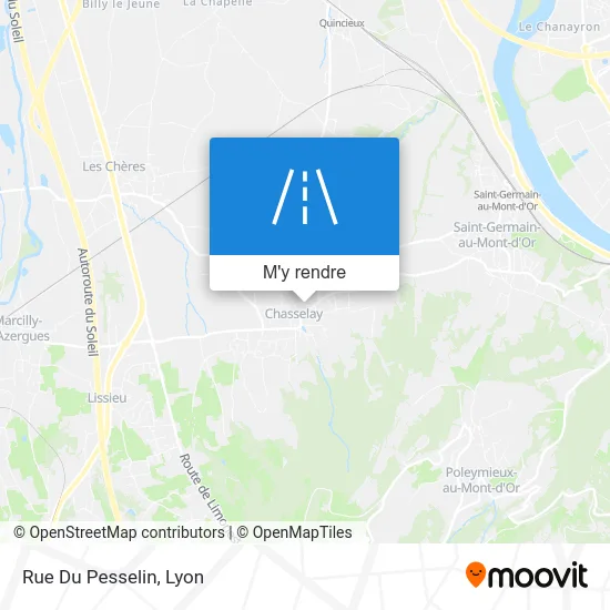 Rue Du Pesselin plan