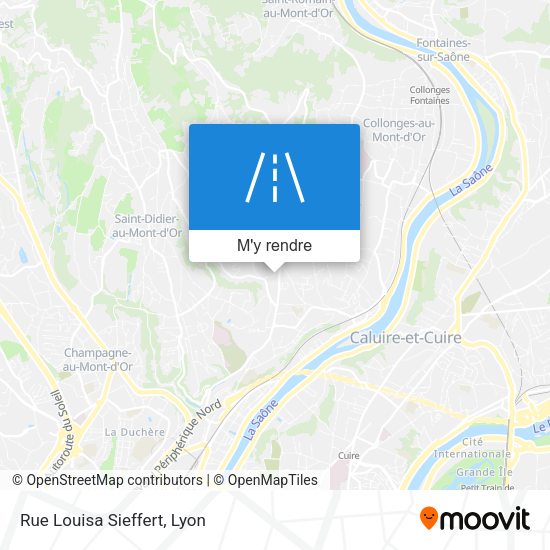 Rue Louisa Sieffert plan