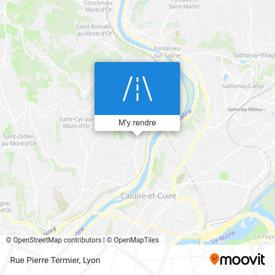 Rue Pierre Termier plan