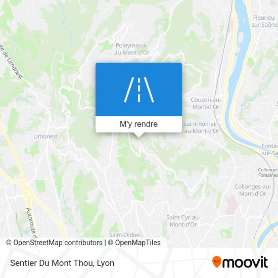 Sentier Du Mont Thou plan