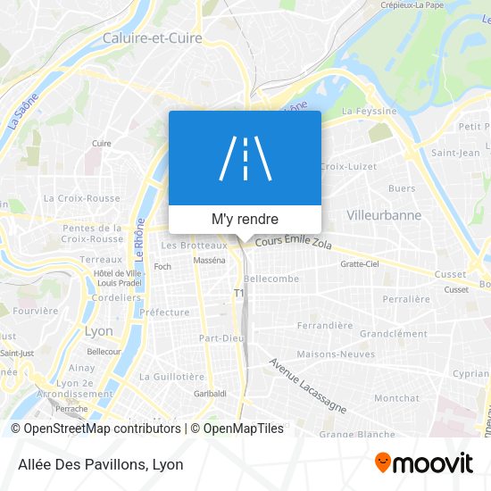 Allée Des Pavillons plan