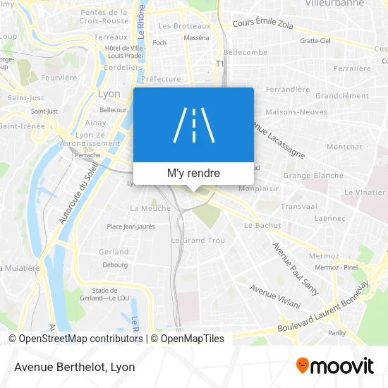 Avenue Berthelot plan