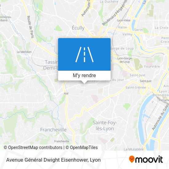 Avenue Général Dwight Eisenhower plan