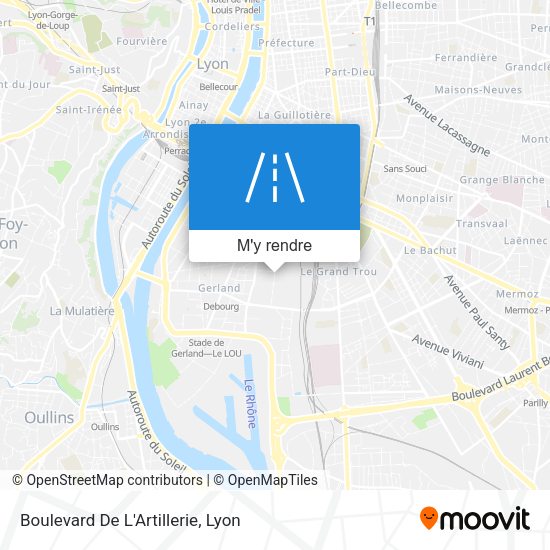 Boulevard De L'Artillerie plan