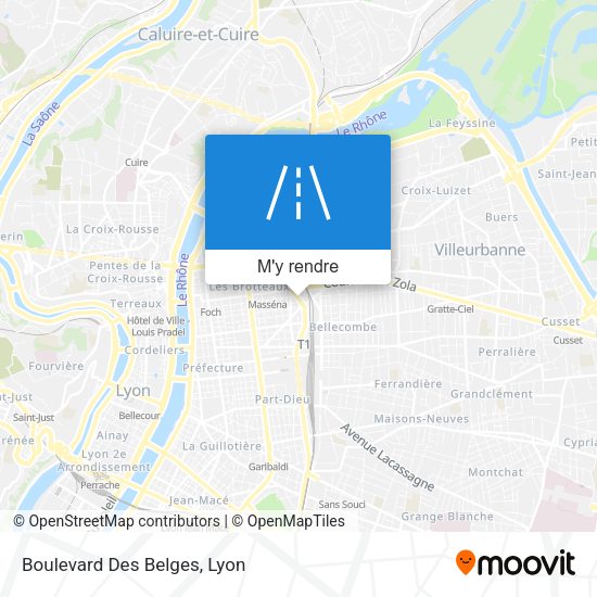 Boulevard Des Belges plan