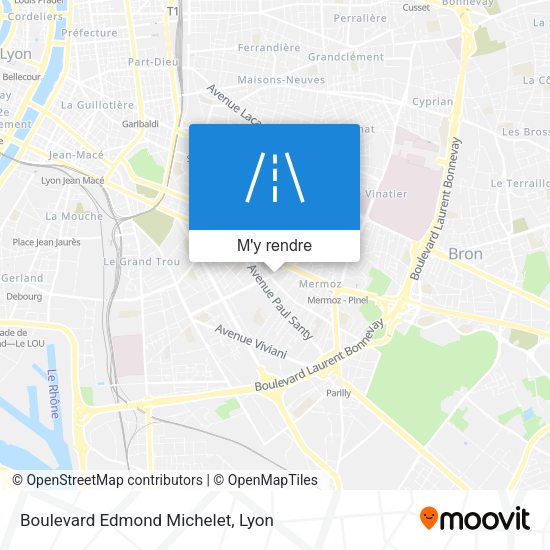 Boulevard Edmond Michelet plan