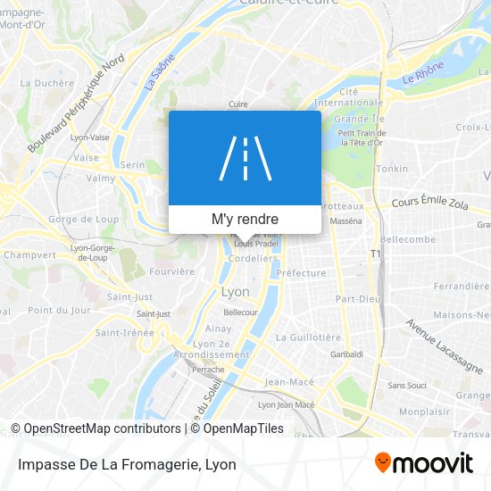 Impasse De La Fromagerie plan
