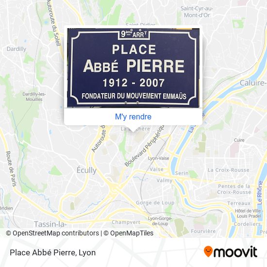 Place Abbé Pierre plan