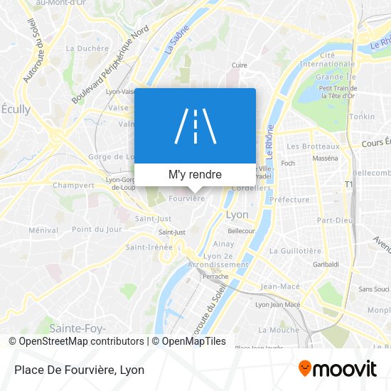 Place De Fourvière plan