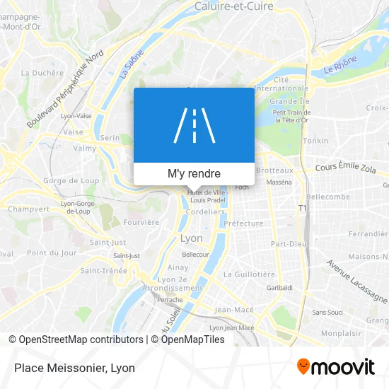 Place Meissonier plan