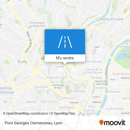 Pont Georges Clemenceau plan