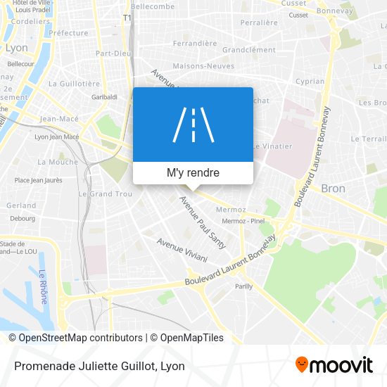Promenade Juliette Guillot plan