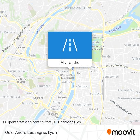 Quai André Lassagne plan