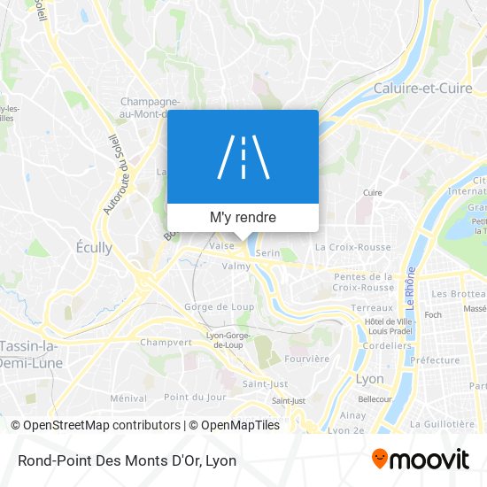 Rond-Point Des Monts D'Or plan