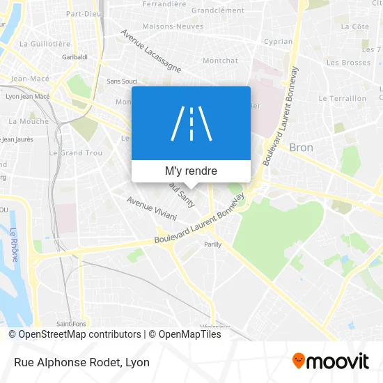 Rue Alphonse Rodet plan