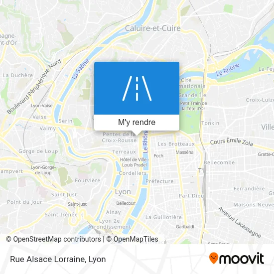 Rue Alsace Lorraine plan