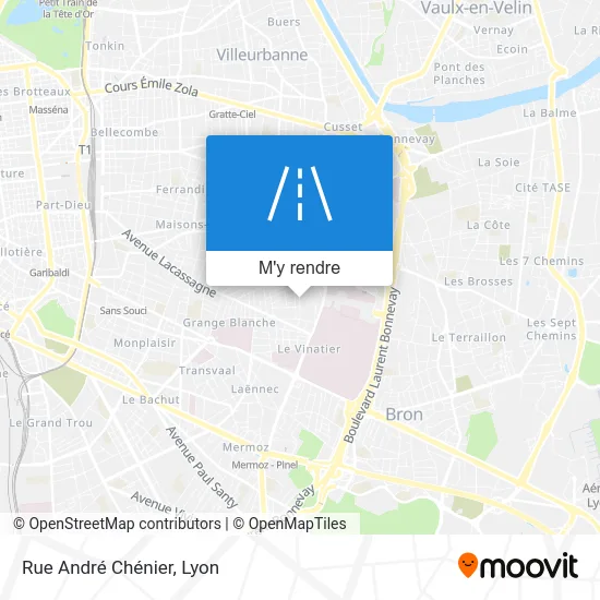 Rue André Chénier plan