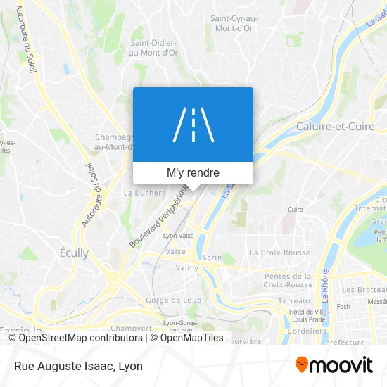 Rue Auguste Isaac plan