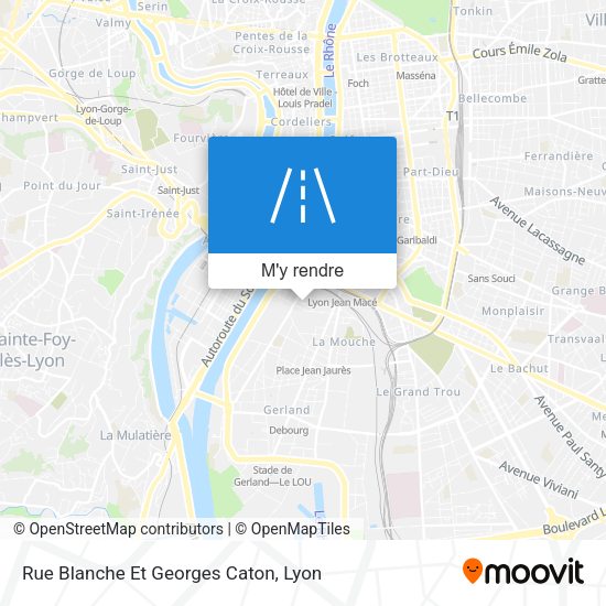 Rue Blanche Et Georges Caton plan