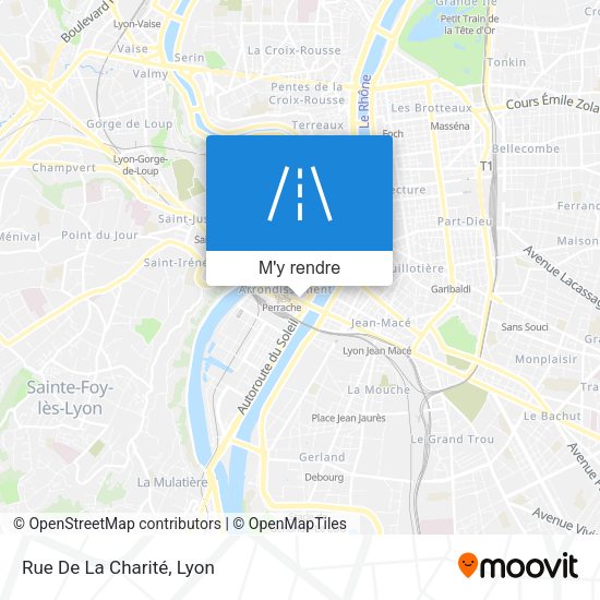 Rue De La Charité plan