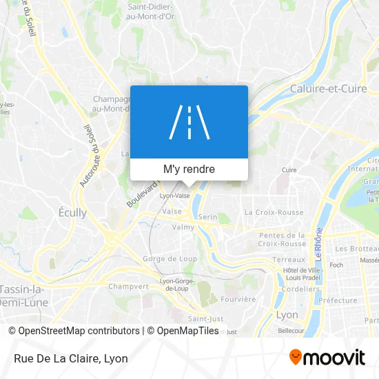 Rue De La Claire plan