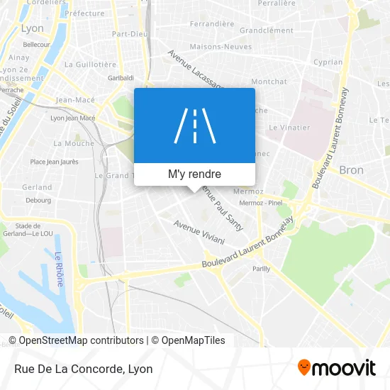 Rue De La Concorde plan