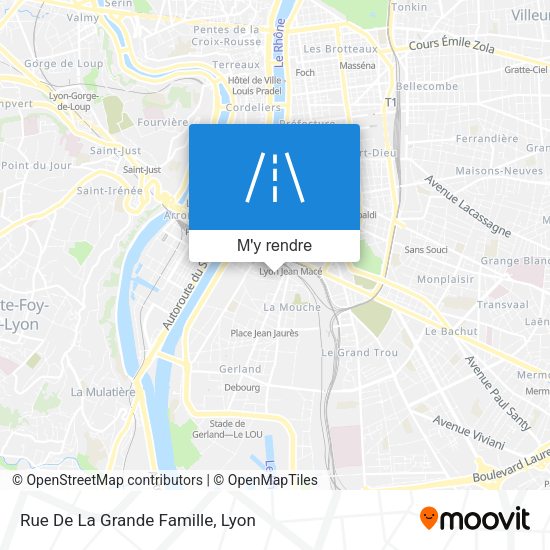 Rue De La Grande Famille plan