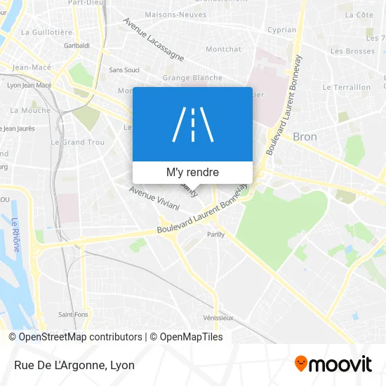 Rue De L'Argonne plan