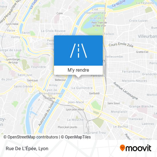 Rue De L'Épée plan
