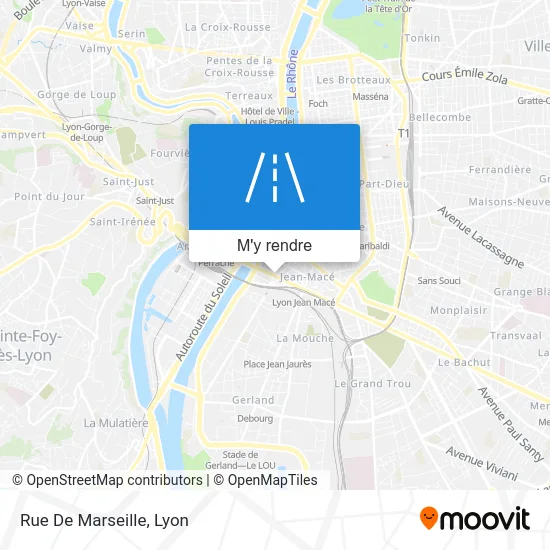 Rue De Marseille plan