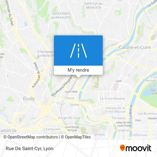 Rue De Saint-Cyr plan