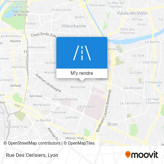 Rue Des Cerisiers plan