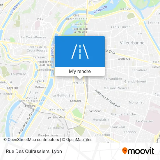 Rue Des Cuirassiers plan