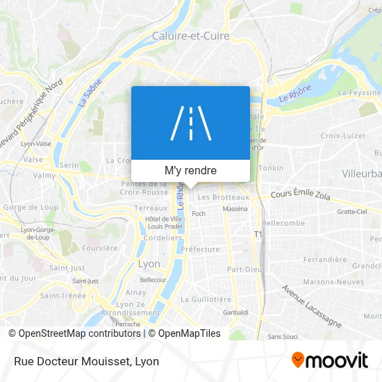 Rue Docteur Mouisset plan