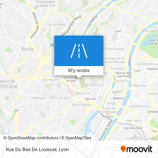 Rue Du Bas De Loyasse plan