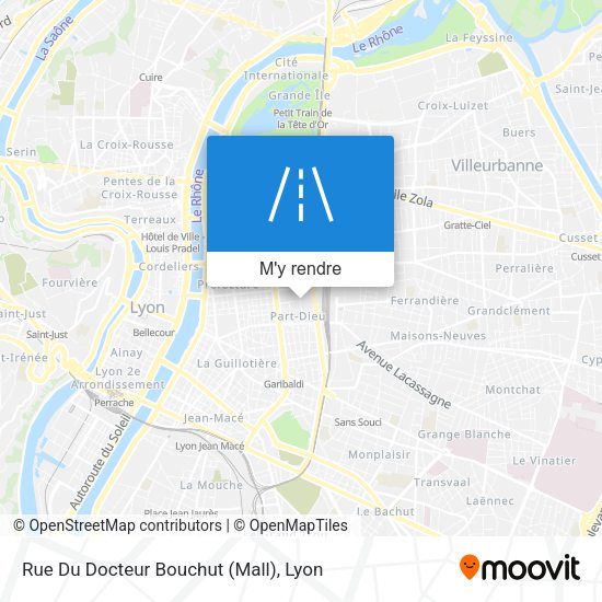 Rue Du Docteur Bouchut (Mall) plan