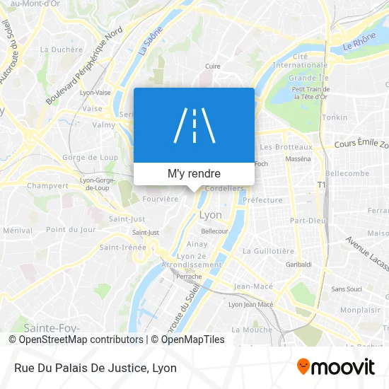Rue Du Palais De Justice plan