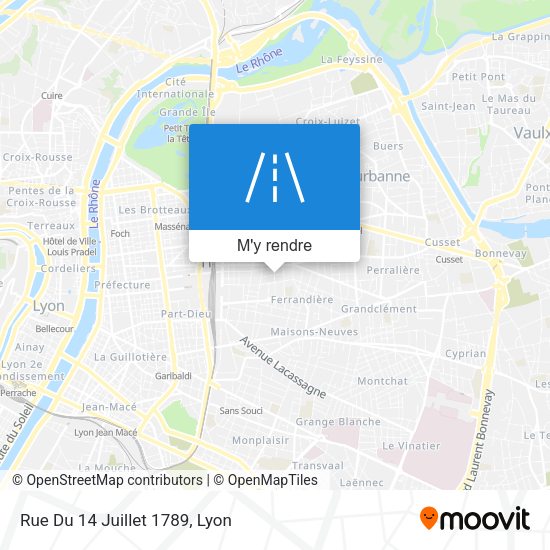 Rue Du 14 Juillet 1789 plan