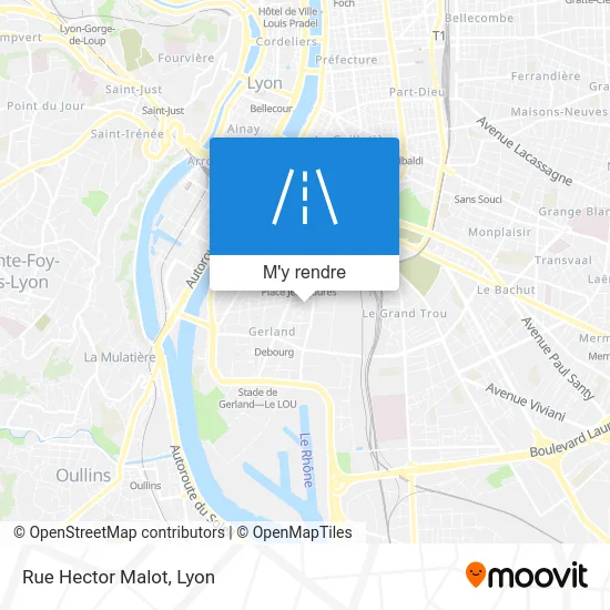 Rue Hector Malot plan