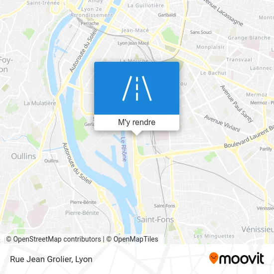 Rue Jean Grolier plan